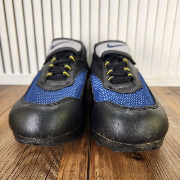 VTG Nike Cycling Shoes Mens Sz 12 Black Blue Gray Mountain Biking Gravel Outdoor main image 7